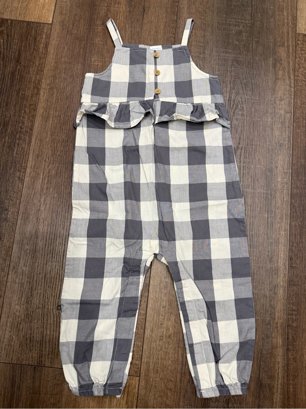 NWOT Carter’s plaid 12 month jumpsuit